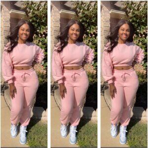 Pink Two Piece Set